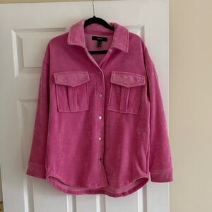 Forever 21 Pink Corduroy Jacket